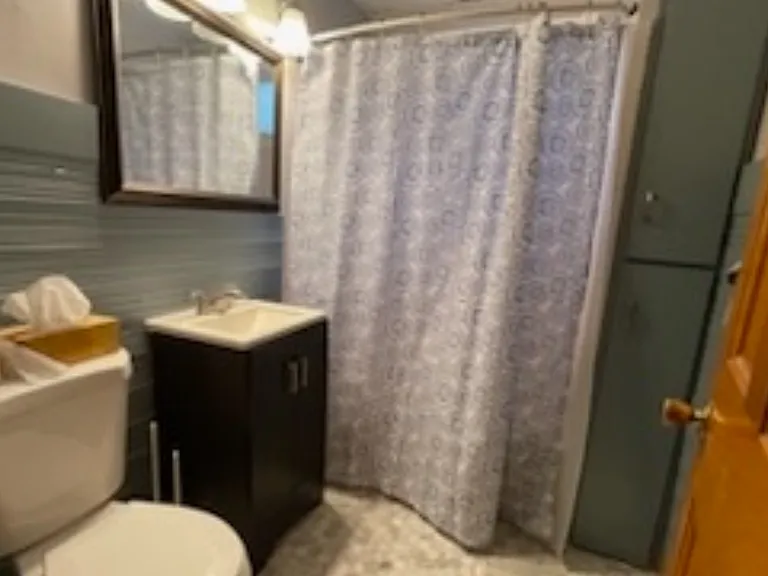 Bathroom - New tile floor!