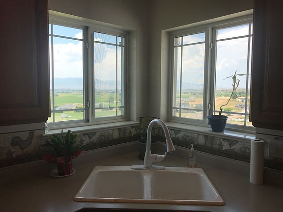 view from kitchen window