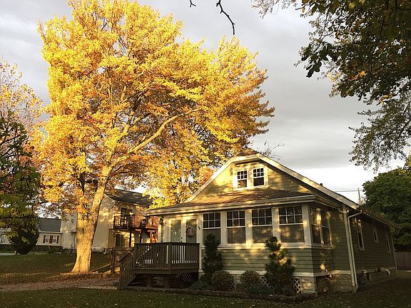 exterior front in fall