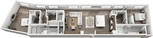 Floor plan The Davis