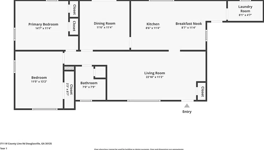 2 bed, 1.0 bath, 1240 sqft, $2,190 — Photo 2
