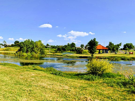 The pond near the house