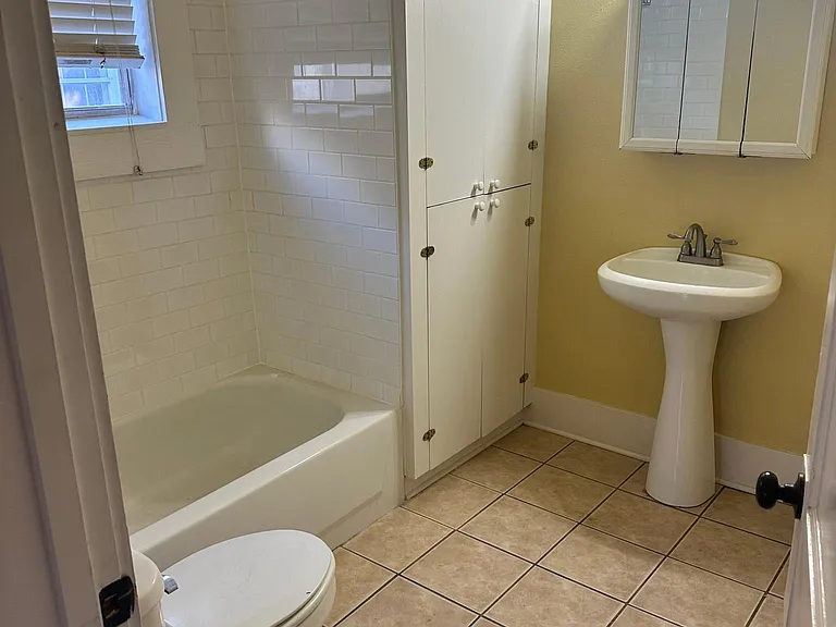 En suite bathroom.