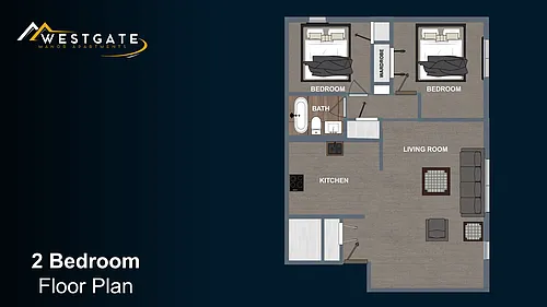 Floor plan 2 Bedroom