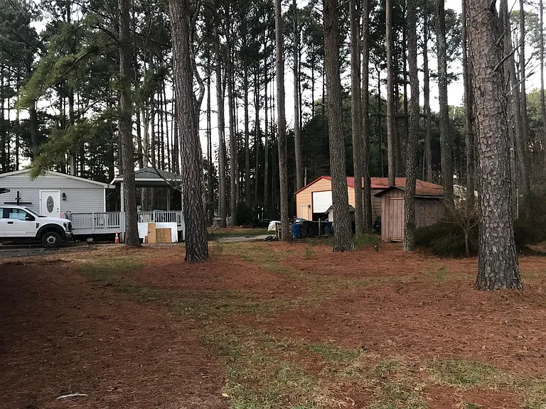 Back side view of property