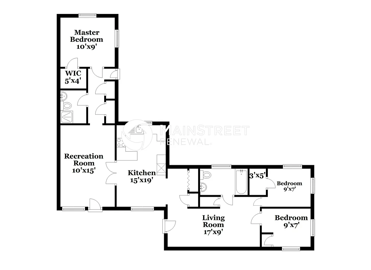 Floor Plan - 14623 Sunset Dr