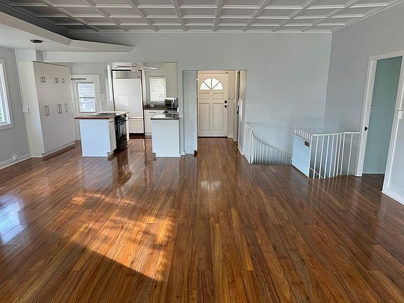 Upstairs kitchen and living room