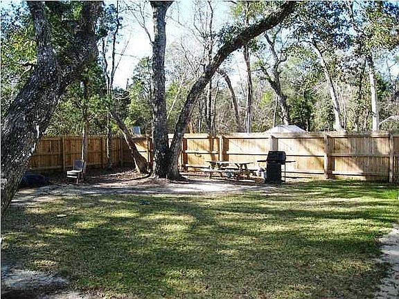 Huge, fenced backyard