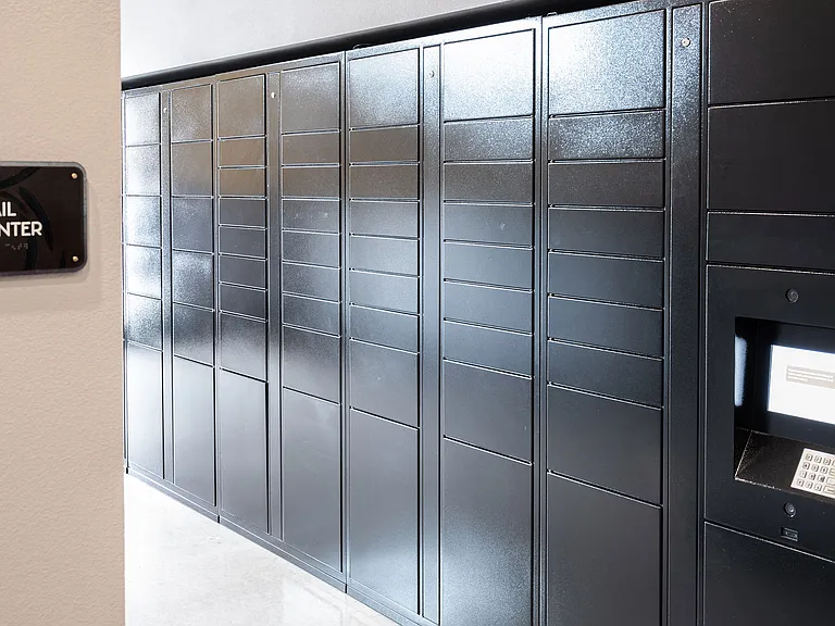 Package Lockers and Mail Center