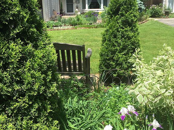 Front view from street