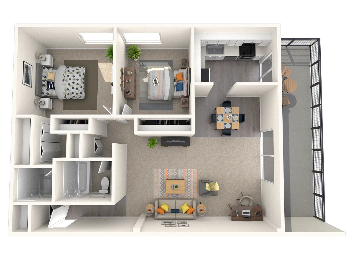 Floor plan New Two Bed Layout