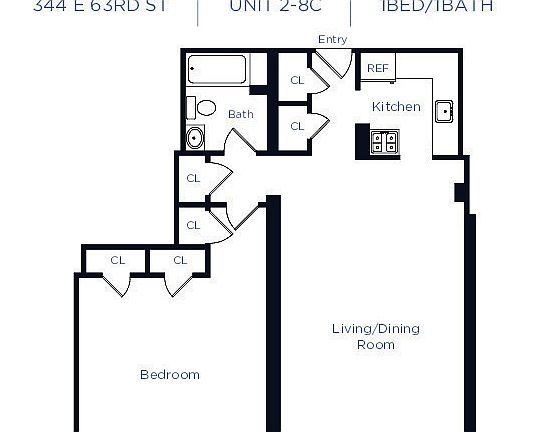 2nd image of 344 E 63rd St APT 6C