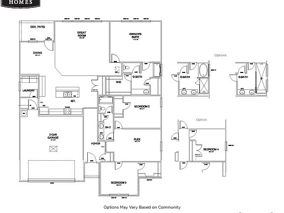 The Loudon - Front Entry Garage