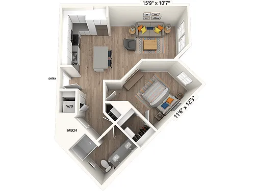 Floor plan AM12.2-M-Scheme II