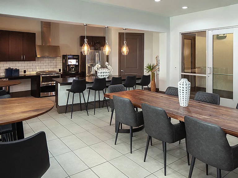 Large demonstration kitchen