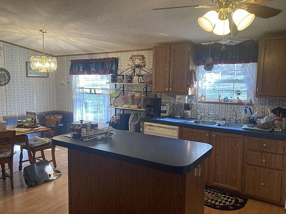 Spacious kitchen with open floor plan. 