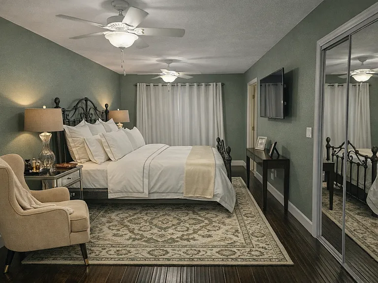 Master bedroom Furnished (South View)