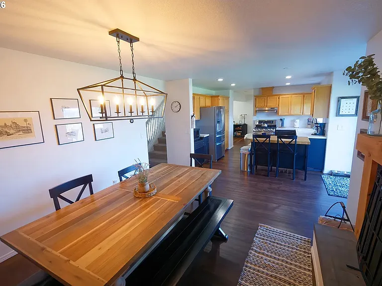 Kitchen and dining room