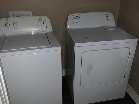 Washer and dryer in the unit