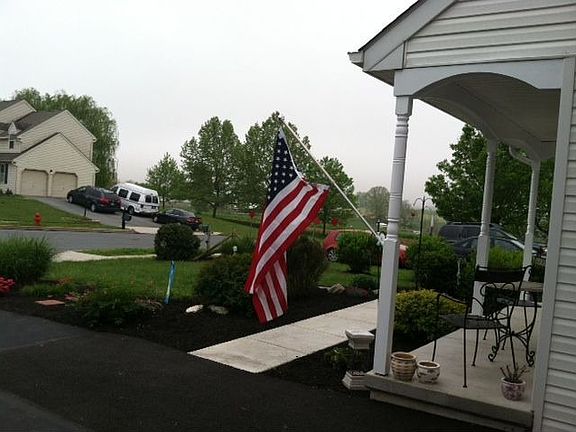 All new front porch
