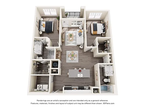 Floor plan The Chatham