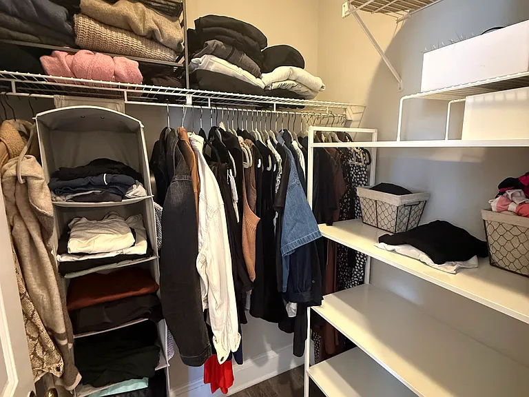 Primary closet