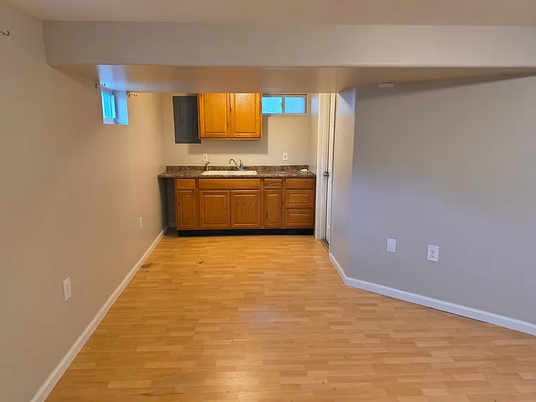 Wet bar in lower level rec room