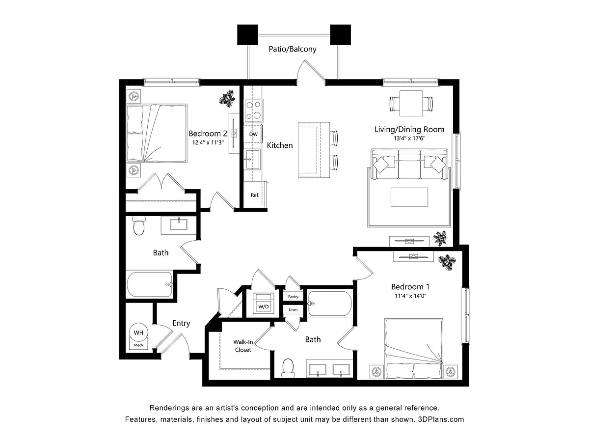Floor plan B2