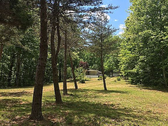 Up top driveway to house