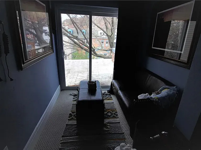 The top floor media/flex space, when it was set up as a music studio.