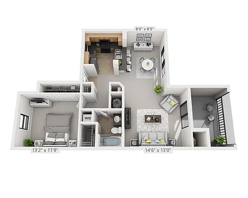 Floor plan Plan A1C