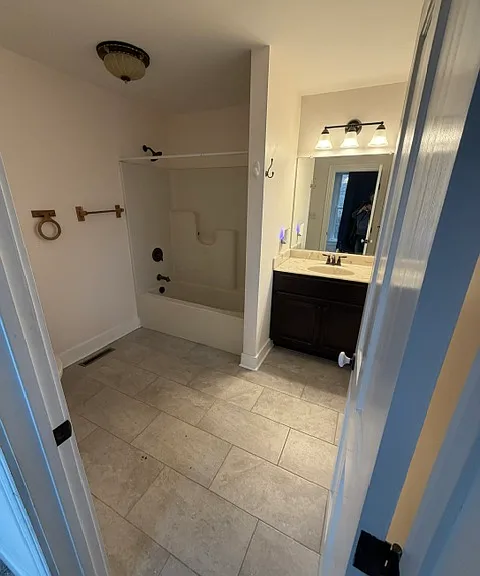 Downstairs apt bathroom 1