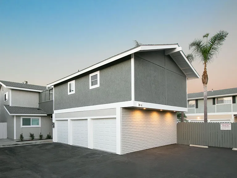 Exterior Triplex Building