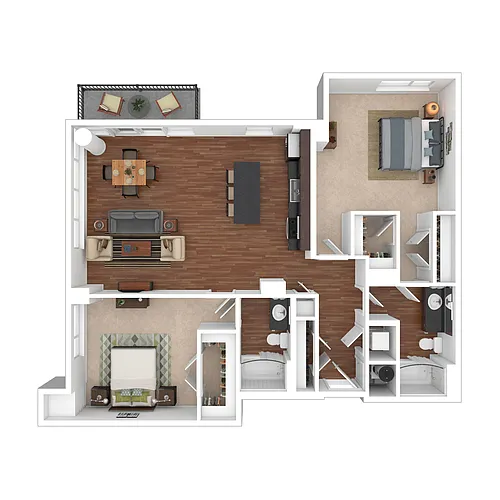 Floor plan B20R - The Union