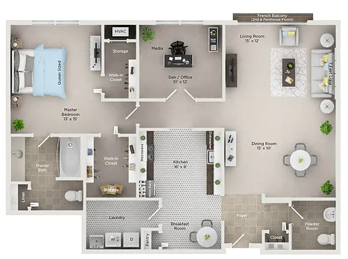 Floor plan A4