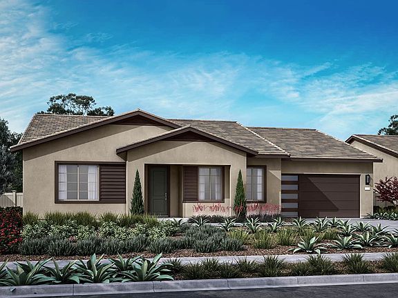 Transitional Ranch Exterior Style Rendering