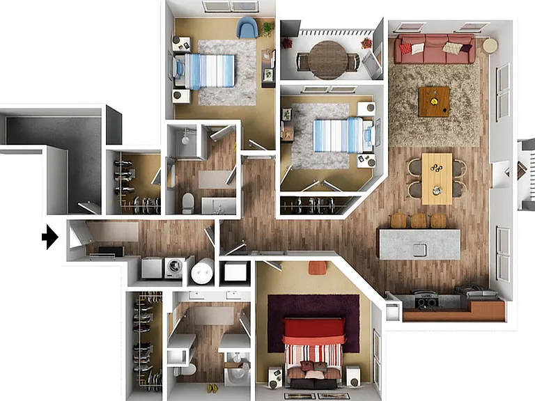 Naddour Three Bedroom Naddour Three Bedroom