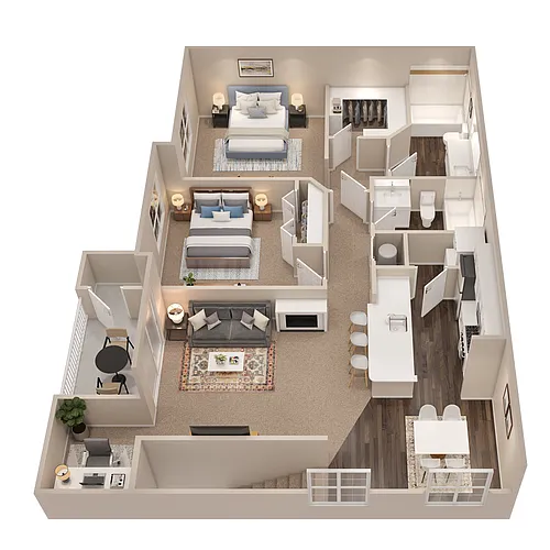 Floor plan B3