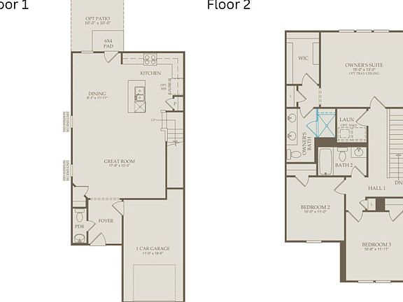Floor Plan Level 1 Level 2