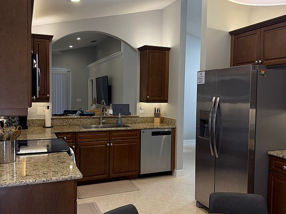 Kitchen view from 4 top kitchen table