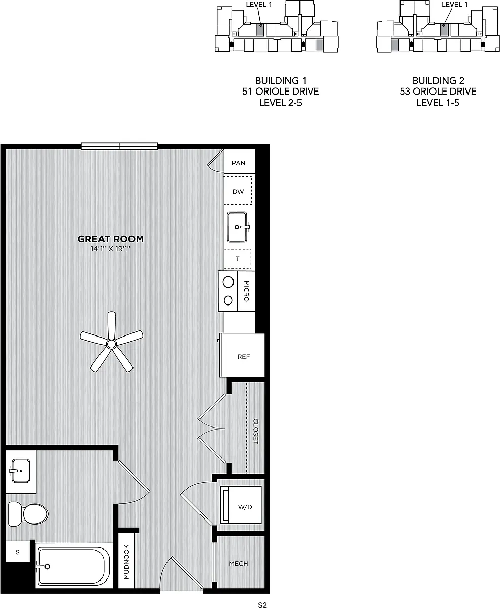 Floor plan Beacon