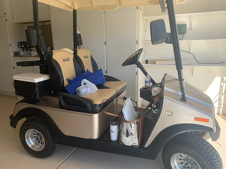 For rent by week or month
EZ GO street ready golf cart