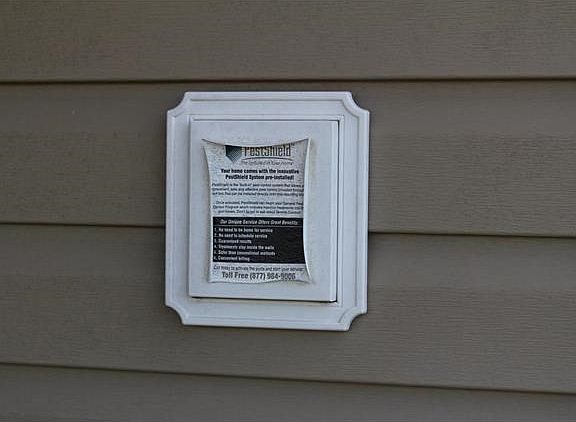 Pest Shield was installed by builder