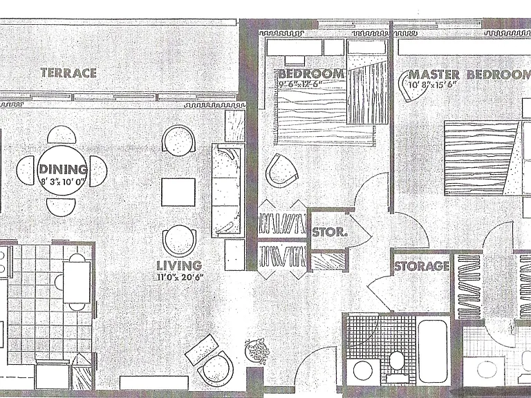 The condo floor plans.