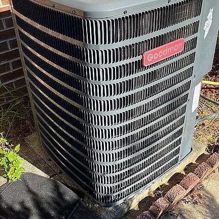 New HVAC system. Inside/out