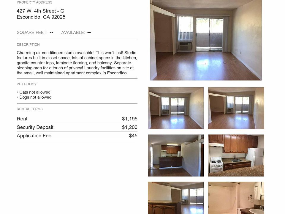 1st image of 427 W 4th Ave APT G