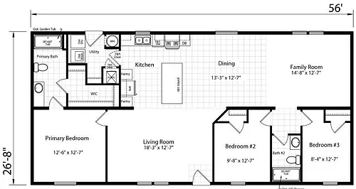 Floor plan 164
