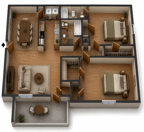 Floor plan C1