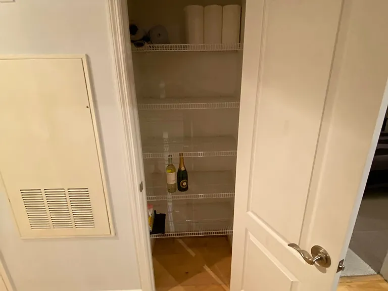 Pantry closet for all your food essentials.