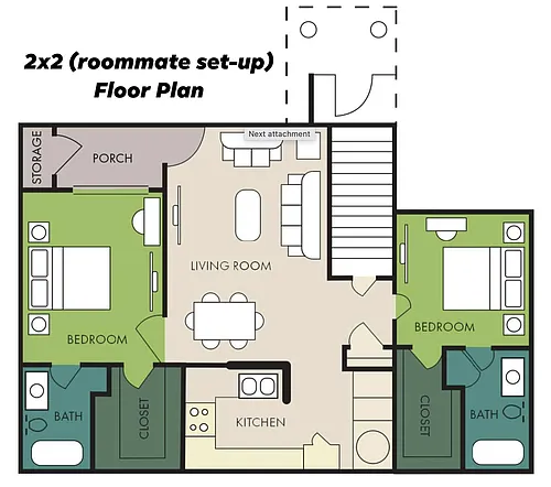 Floor plan 2/2 60%